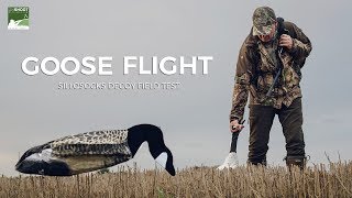 GOOSE FLIGHT  SILLOSOCKS DECOYS FIELD TEST [upl. by Skippie]