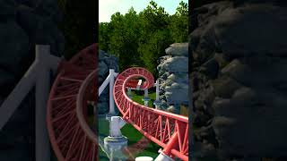 Maverick’s Heartline Roll maverick cedarpoint intamin [upl. by Essilec]