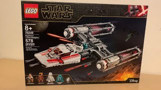 LEGO Star Wars 75249 Resistance YWing Starfighter Review [upl. by Guild]