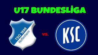 Hoffenheim–Karlsruher SC U17 Bundesliga [upl. by Adnawaj]