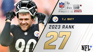 27 TJ Watt LB Steelers  Top 100 Players of 2023 [upl. by Dey]