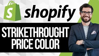 How to Change the Color of Strikethrough Price in Shopify [upl. by Giardap]