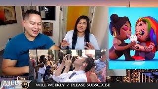 6IX9INE Nicki Minaj  FEFE  QPARK SINGING IN PUBLIC REACTION [upl. by Iralav]