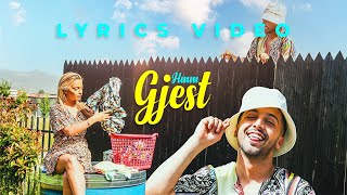 GJESTI  HMM LYRICS VIDEO [upl. by Ahsienad]