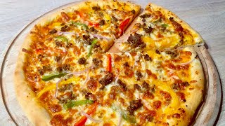 Recette de PIZZA 🍕 FACILE ET RAPIDE [upl. by Nisay]