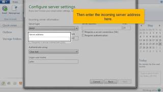 Adding an IMAP email account in Windows Live Mail [upl. by Moody365]