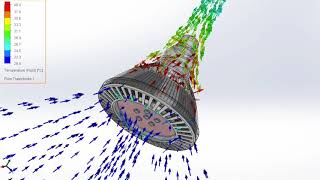 Analisi termica di un faretto LED con FloEFD [upl. by Blayze]