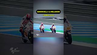 MotoGP ‼️ Simoncelli vs melandri simoncelli melandri jerezgp shorts short [upl. by Kelcie]