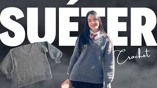 SUETER TEJIDO A CROCHET [upl. by Asseneg]