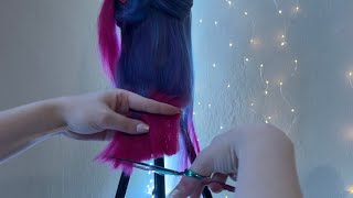 ASMR Hair Cutting No Talking [upl. by Nered230]