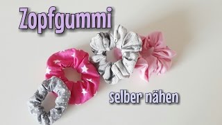 Haargummis nähen  Für Anfänger  Nähtinchen [upl. by Nomaid]