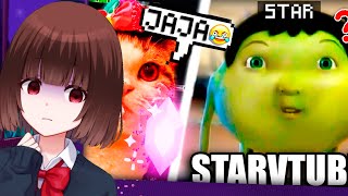 StarVtuber reacciona a Capitán gato quot🤣Si me rio DONO a streamers 2🤨📸quot [upl. by Aitetel]