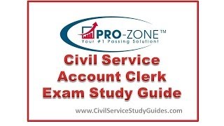 Civil Service Account Clerk Exam Study Guide [upl. by Elehcar]