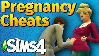 How to Cheat a Pregnancy in The Sims 4 [upl. by Kery820]