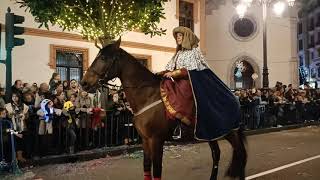 Cabalgata de Reyes Magos Oviedo 2023 el baile de los caballos 4ª parte [upl. by Llenhoj]