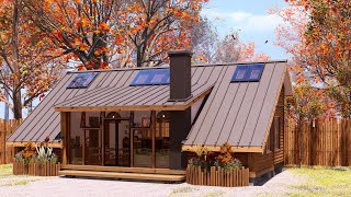 Amazing House With 4 Beds For Big Family ❤️🍁 Possibly the Coziest Tiny House [upl. by Einapets]