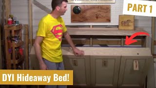 How to Make a Folding Up Murphy Bed  PART 1 [upl. by Janka132]