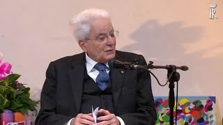 Mattarella quotDire torna al tuo Paese e una sciocchezzaquot [upl. by Riannon]