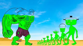 Evolution Of GIANT HULK Vs Evolution Of MONSTER RADIATION Monsters Ranked From Weakest To Strongest [upl. by Adnoluy]