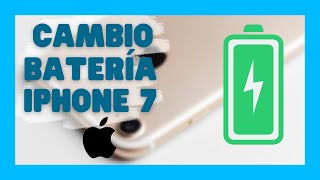 Cómo cambiar la BATERÍA de iPhone 7  PASO a PASO 🔋 [upl. by Ellek]