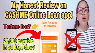 CASHME Online Loan App REVIEW  Honest [upl. by Deevan]