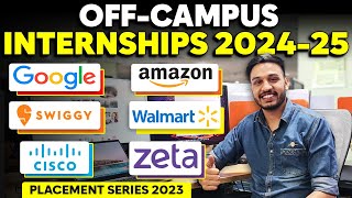 OFF Campus SDE Internships  Placement Series 2023  Hiring  2025 2024 2023 Batch  Kushal Vijay [upl. by Rengaw]