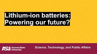 Lithiumion batteries Powering our future [upl. by Krefetz]