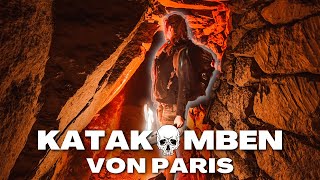 24 h PARISER KATAKOMBEN 💀 Knochen Tunnel Dunkelheit LoreenaUnterwegs [upl. by Nagear631]