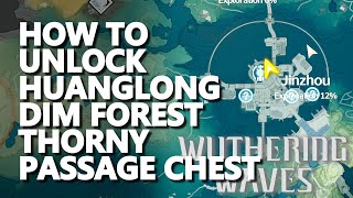 How to unlock Huanglong Dim Forest Thorny Passage Chest Wuthering Waves [upl. by Ebarta]