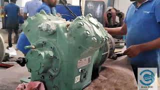 Disassemble Assemble of 15kw Semi Hermetic compressor Bitzer Make [upl. by Slein938]