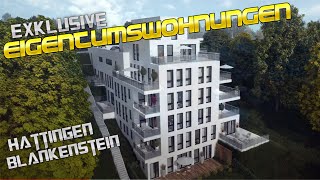 Exklusive Eigentumswohnungen in HattingenBlankenstein  Luftaufnahmen [upl. by Ecineg494]