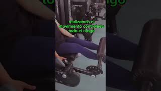 EXTENSIÓN DE PIERNAS EN MÁQUINA fitness fitnessmotivation bodybuilding fit motivation rap [upl. by Plante]