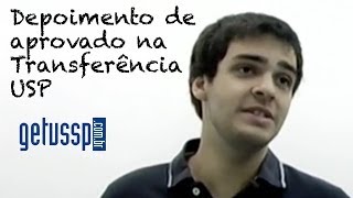 Depoimento de aprovado na Transferência USP [upl. by Asli]