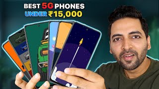 Best 5G Phones You Can Buy Under ₹15000 July 2023 [upl. by Anayk]