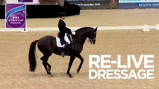 RELIVE  Dressage Grand Prix Amsterdam  FEI World Cup™ Dressage 201718 [upl. by Ranite]