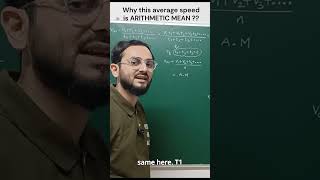 arithmeticmean Average speed using algebra of arithmetic meankinematics motioninonedimension [upl. by Ebeohp]