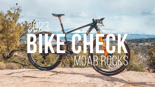 BIKE CHECK  Moab Rocks 2023  Coles Giant Anthem [upl. by Ayahc]