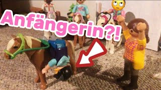 Eine nervige Anfängerin auf dem Sonnenhof 🙄😬😮‍💨 Reitunterricht 1  Playmobil Pferde [upl. by Ulyram]