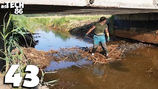 Beavers Rebuilt This Dam Under The Great Culvert In Two Weeks  Manual Beaver Dam Removal No43 [upl. by Noeht]