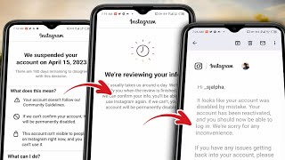 How to Recover Suspended amp Disabled Instagram Account 2024  We suspended your Account Instagram [upl. by Misaq640]
