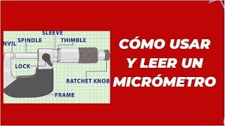 Cómo usar y leer un micrómetro [upl. by Koball]