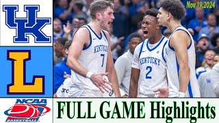 Kentucky vs Lipscomb Full Game Highlights 1St  College basketball 2024  Ncaa basketball 202425 [upl. by Horatius]