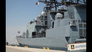 Russian Navy frigate Marshal Shaposhnikov at DIMDEX 2024 [upl. by Ninahs]