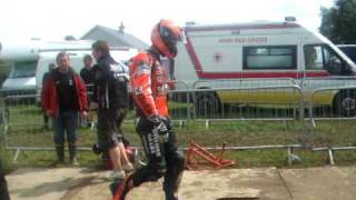 Ryan Farquhar 09 FAUGHEEN 50 THE PADDOCK restart 1000cc SUPERBIKES [upl. by Eillas]