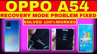 Oppo A54 Recovery mode problem Fixed ANJUMREPAIRING [upl. by Edas]