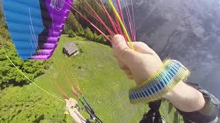 Speed Flying Off Murren Full Raw Flight [upl. by Emogene]