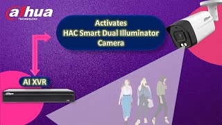 How to Activate HAC Smart Dual Illuminator Camera with AI XVR [upl. by Jaclin]