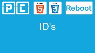 HTML5 and CSS3 beginners tutorial 22  IDs [upl. by Auj]