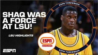 Shaquille ONeal was A BEAST at LSU Highlights  ESPN Throwback [upl. by Stinson624]