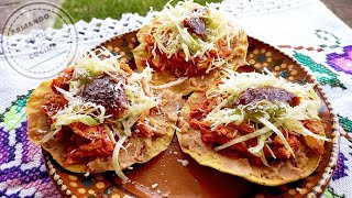 Tostadas De Pollo Para Negocio [upl. by Monro]